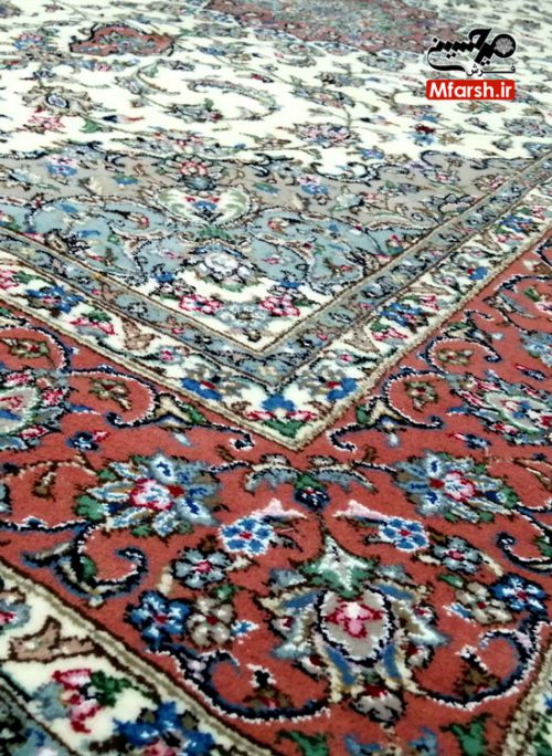 Ardakan Hand-knotted Carpet Bahar Design Six-Meters 2