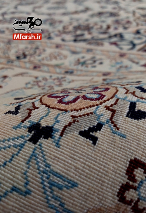 Nain Carpet Akhavan Design Six-Meter White
