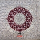 Nain Square Carpet Medallion Corner Design Red Color