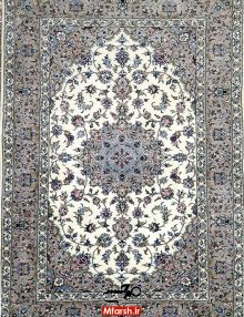 قالیچه اصل اردکان طرح موژان گل ابریشم 32 خانه